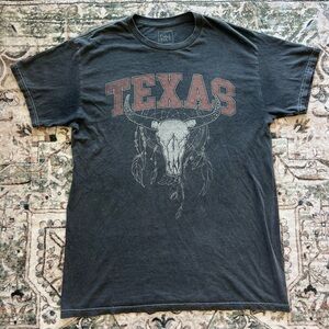 Full Tilt Texas Skull Graphic Tee - Black